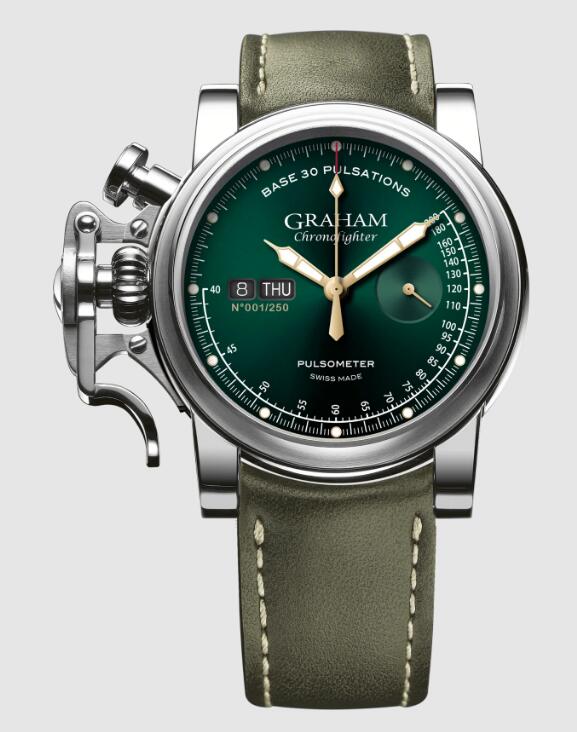 Replica Graham Watch 2CVCS.G09A Chronofighter Vintage Pulsometer Green Replica Graham Watch 2CVCS.G09A Chronofighter Vintage Pulsometer Green